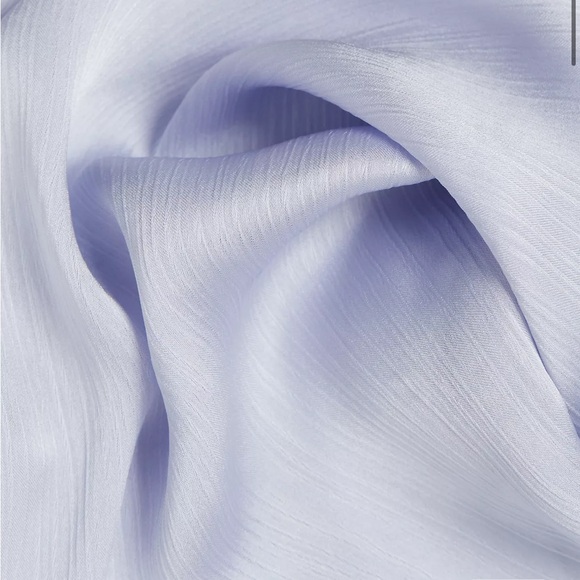 SACHIN & BABI Keely One-Shoulder Satin Gown Ice Blue size 10 NWOT - Picture 4 of 14